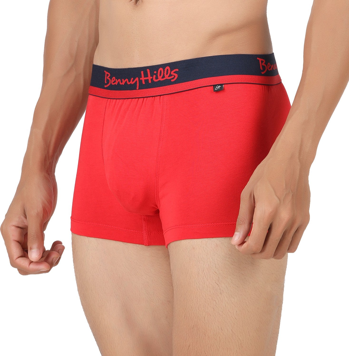 Benny Hills Men's Cotton Soft Modern Stay Fit Trunk (Pack of 1)