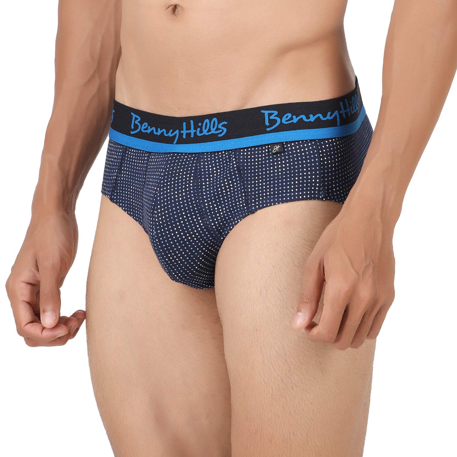 Benny Hills Printed Brief For Men, Pack of 1, Assorted Printed Colors