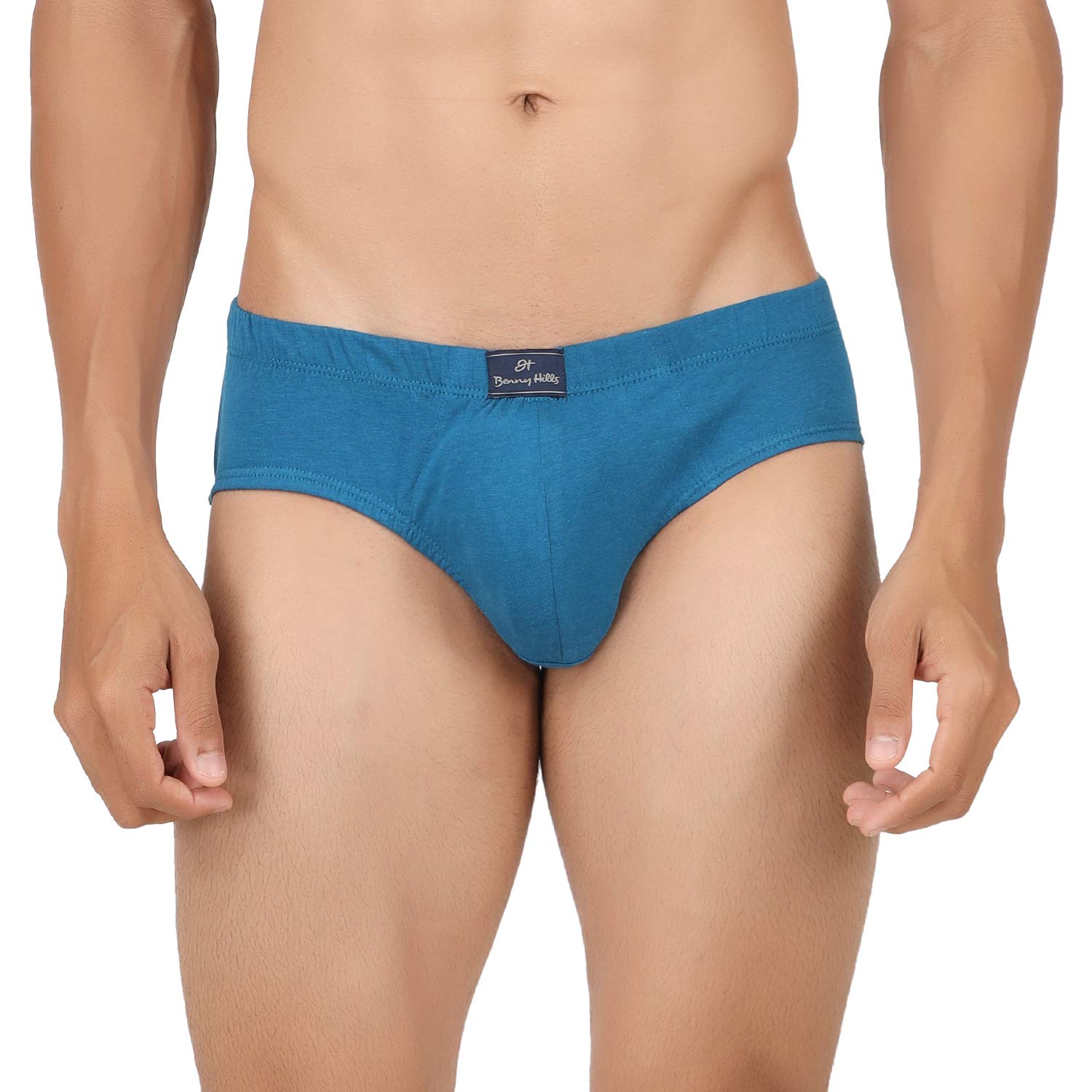 Benny Hills Player Inner Elastic Brief, Assorted Colors, Pack of 1
