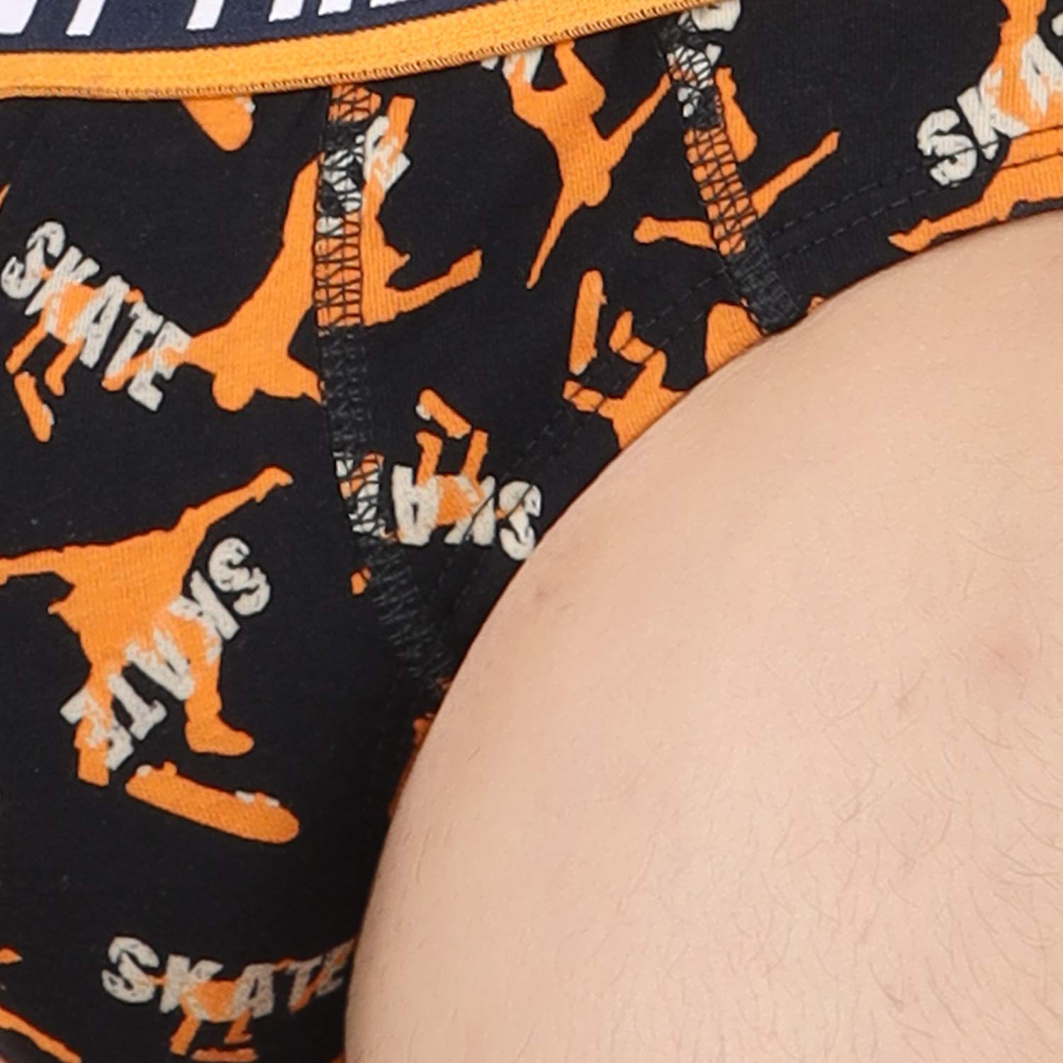 Benny Hills Printed Brief For Men, Pack of 1, Assorted Printed Colors