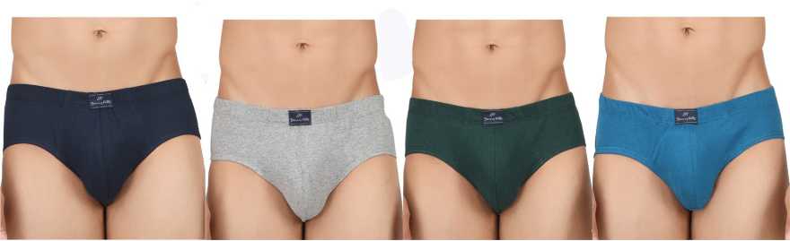 Benny Hills Player Inner Elastic Brief, Assorted Colors, Pack of 1