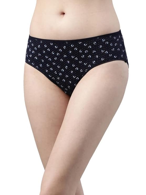 VIP Feelings Women Misty Shimmer Elastic Panty, Pack of 3, Assorted Colors
