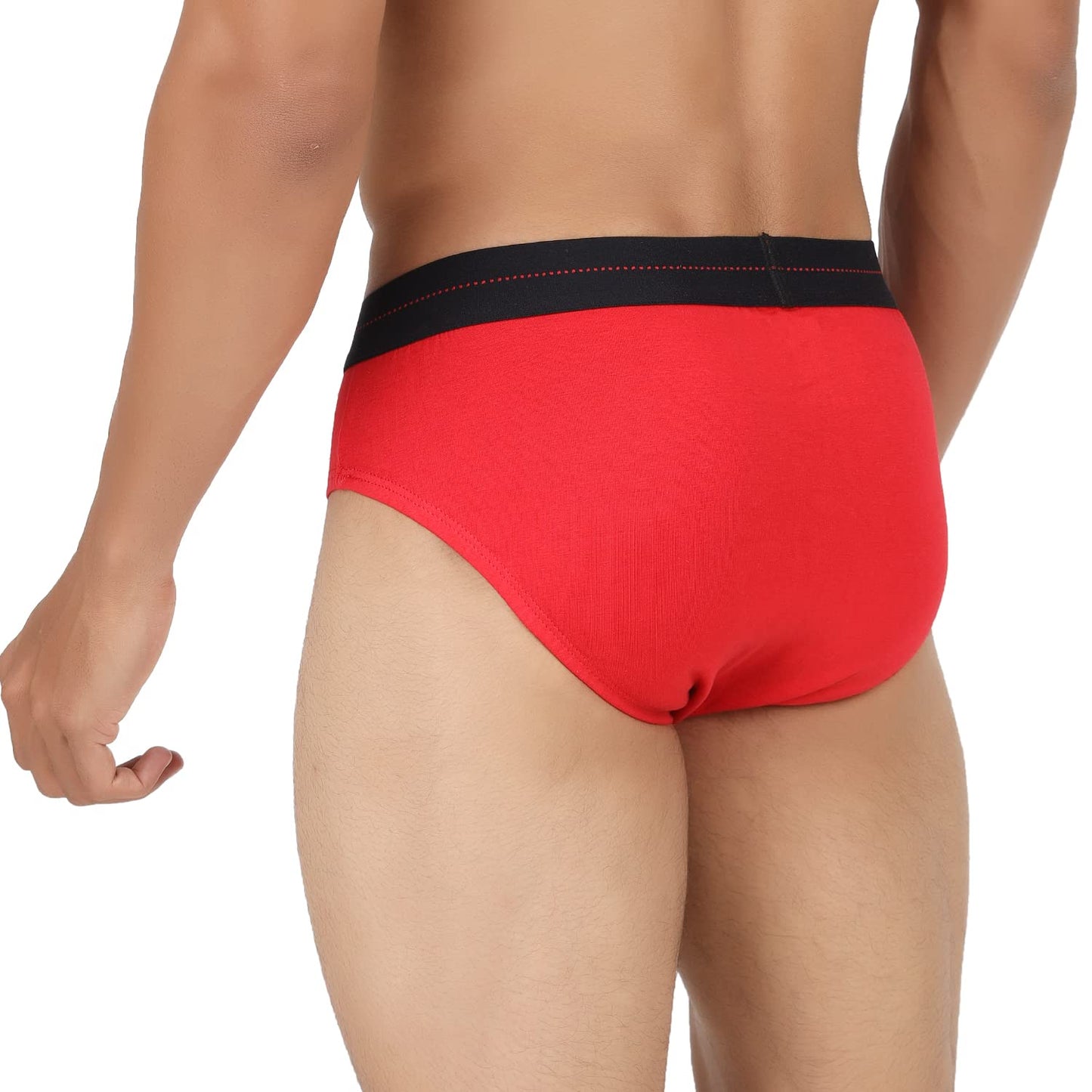 Benny Hills Men's Hunter Outer Elastic Brief, Pack of 1, Assorted Colors