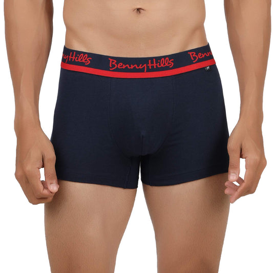 Benny Hills Men's Cotton Soft Modern Stay Fit Trunk (Pack of 1)