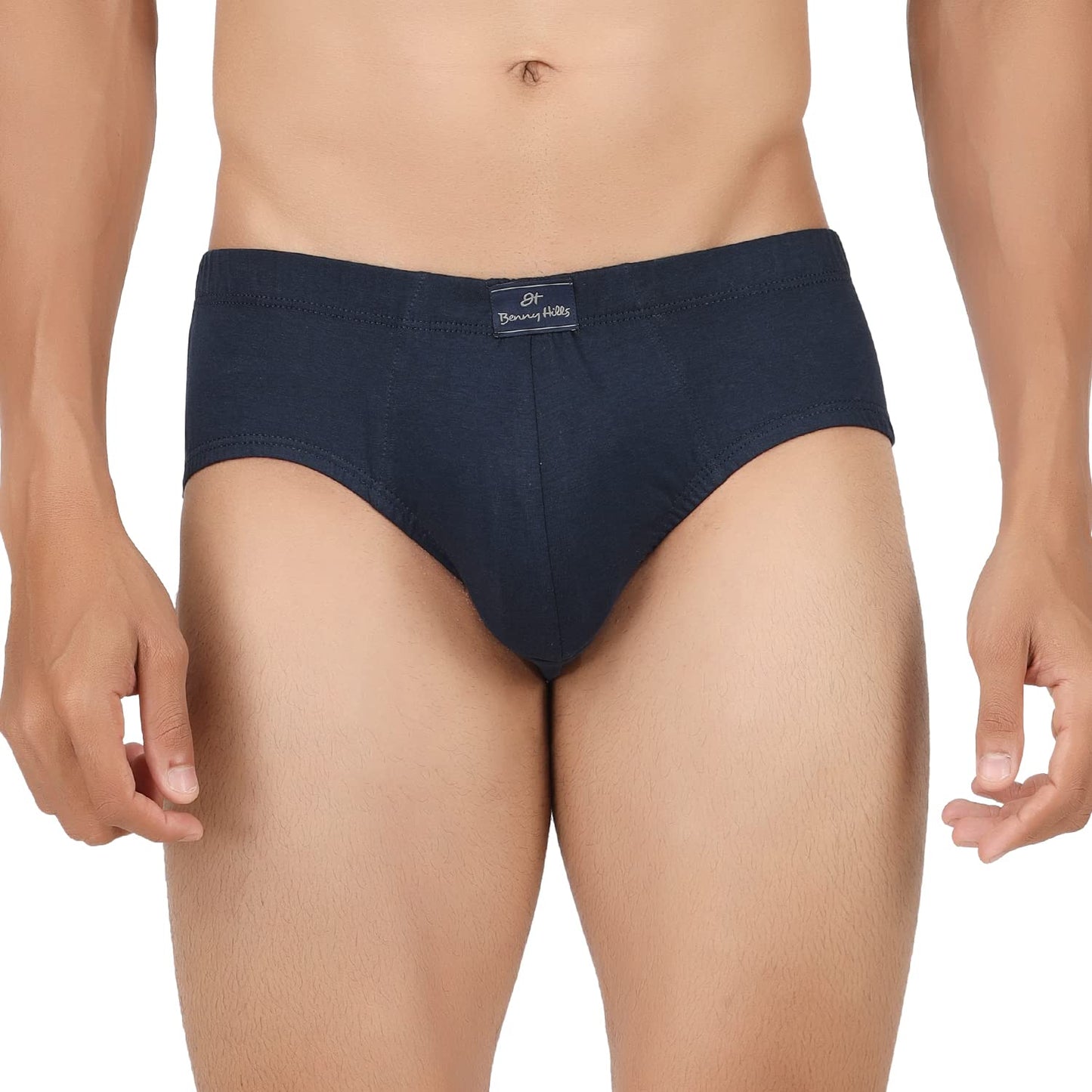 Benny Hills Player Inner Elastic Brief, Assorted Colors, Pack of 1