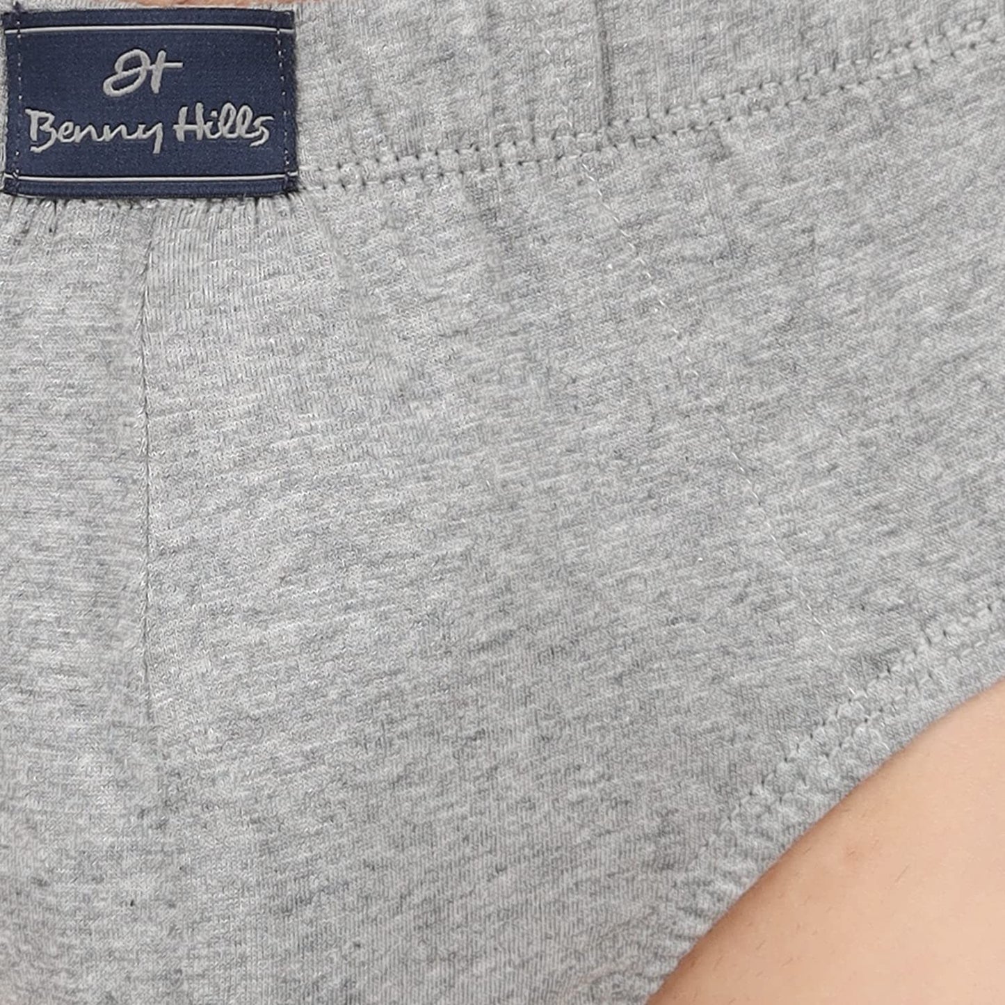 Benny Hills Player Inner Elastic Brief, Assorted Colors, Pack of 1